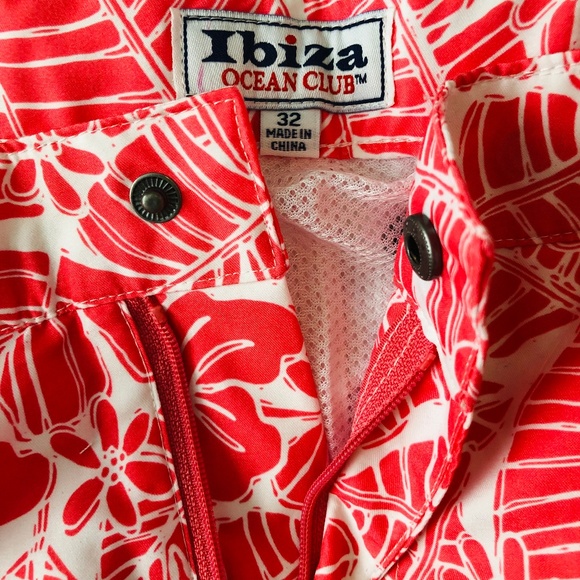IBIZA Ocean Club Salmon Pink Swim Trunks Shorts - Picture 5 of 8